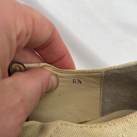 Walter Genuin Tan and Brown Leather Women's Golf Shoes Made in Italy - Picture 7 of 8